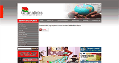 Desktop Screenshot of ghanalinks.co.uk